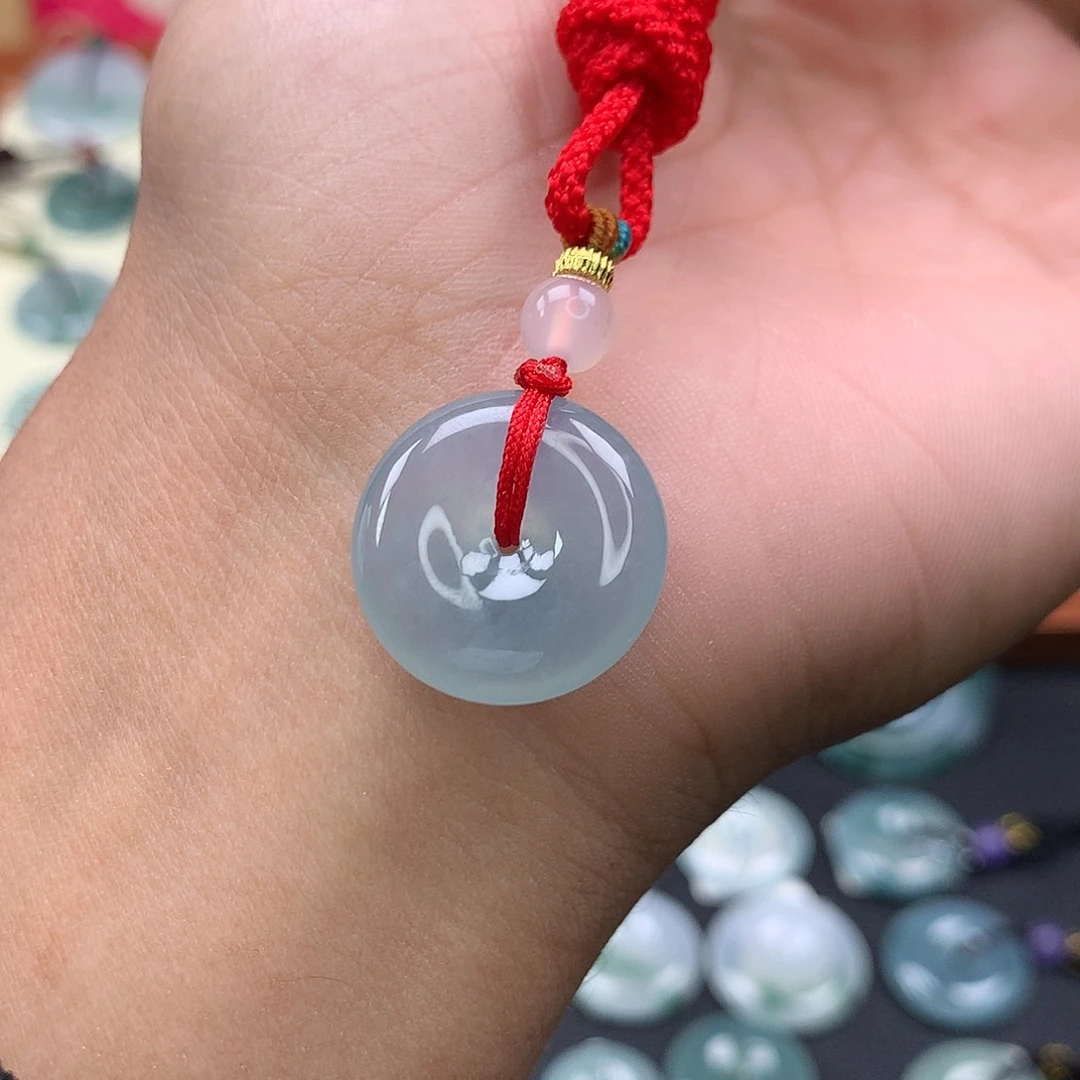 翡翠未镶嵌颈饰16 尺寸19.6-6