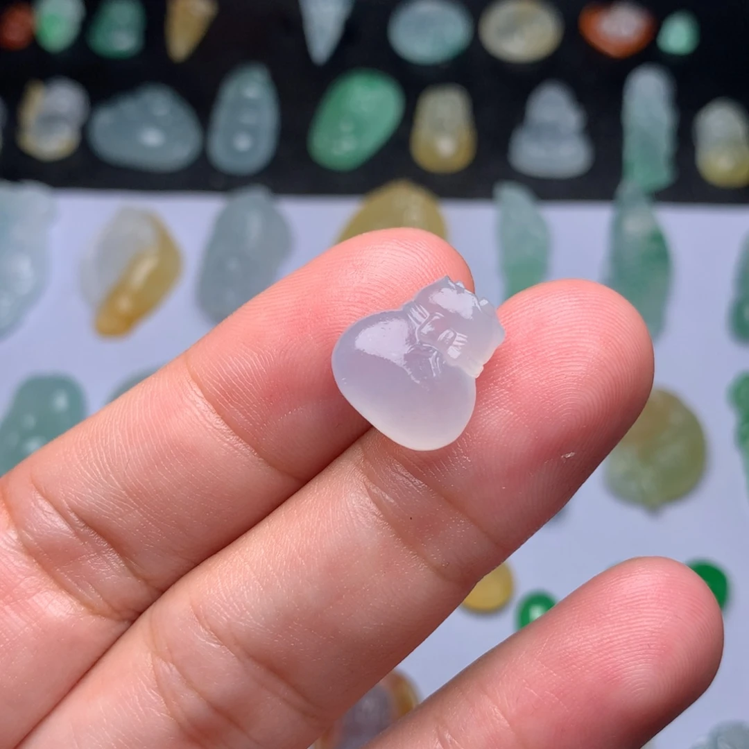 定制翡翠未镶嵌钱袋袋