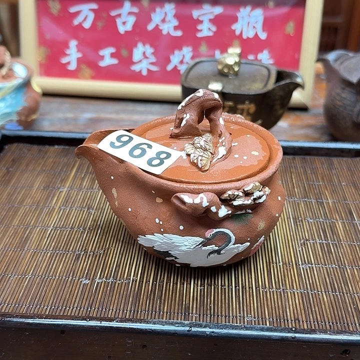纯手工制作粗陶茶具