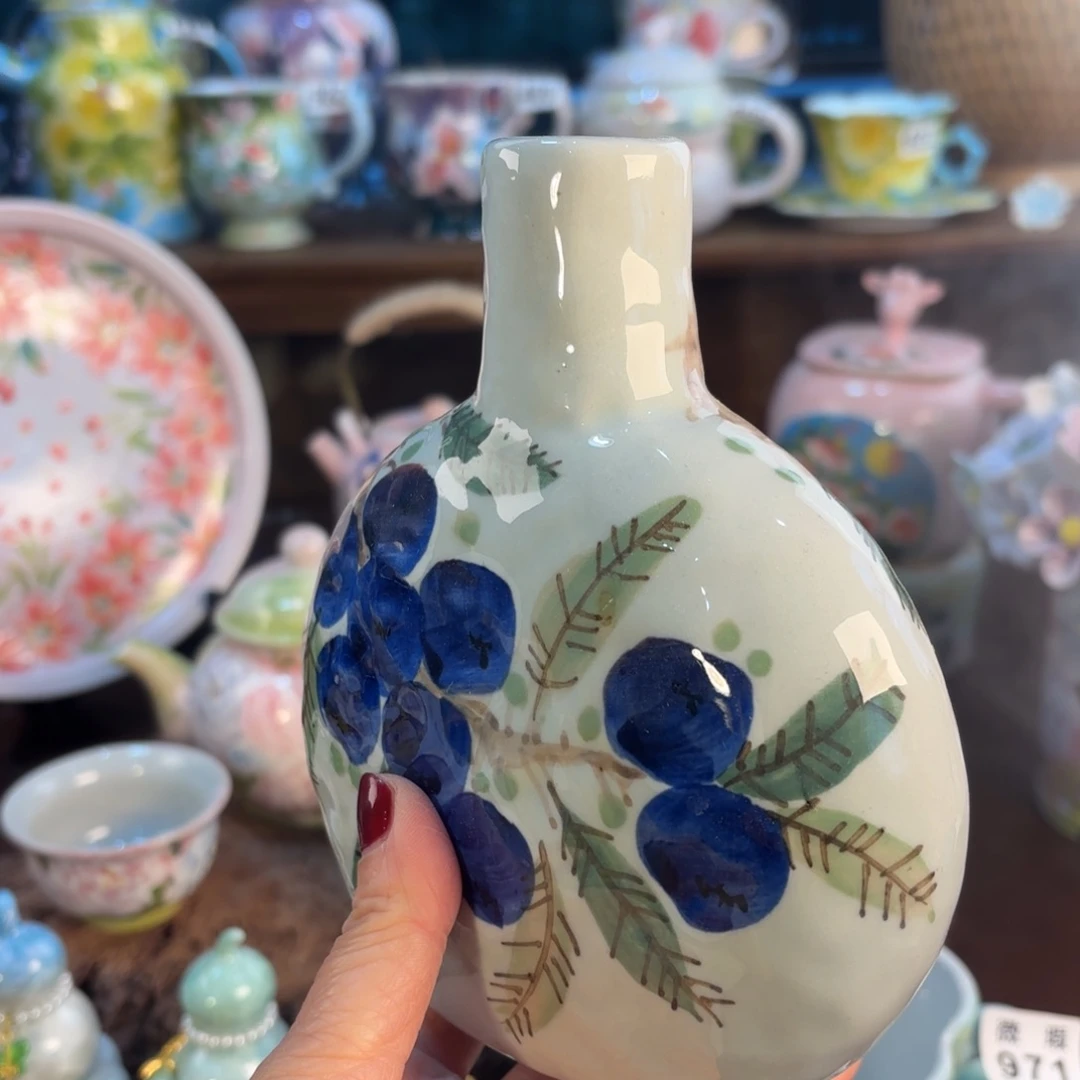 景德镇手绘高温釉下彩陶瓷茶具
