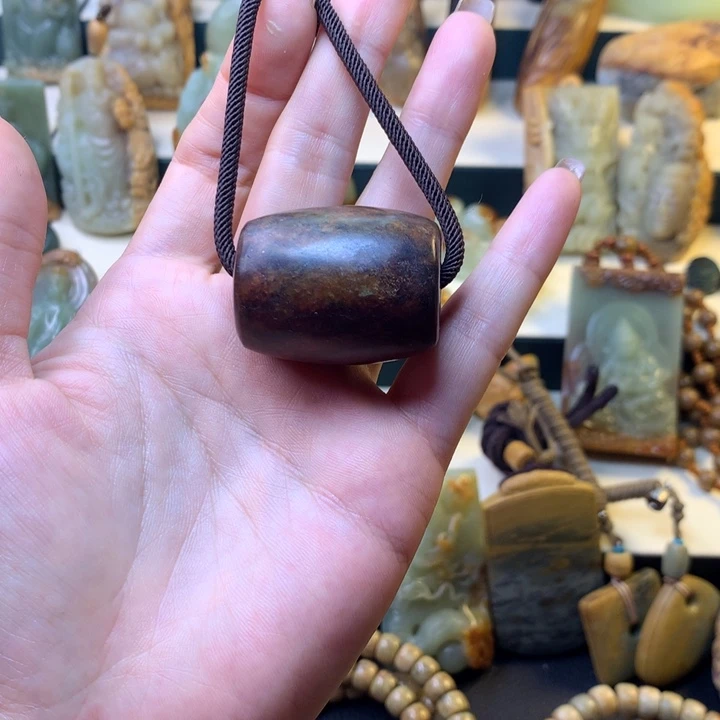 岫岩河磨玉（透闪石质玉）未镶嵌挂件