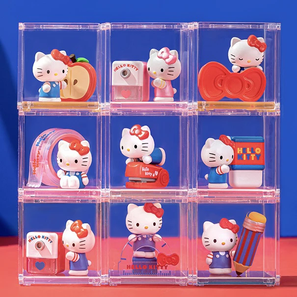【代拆】Hello Kitty奇趣文具系列微盒Micro潮玩摆件(不包官瑕)