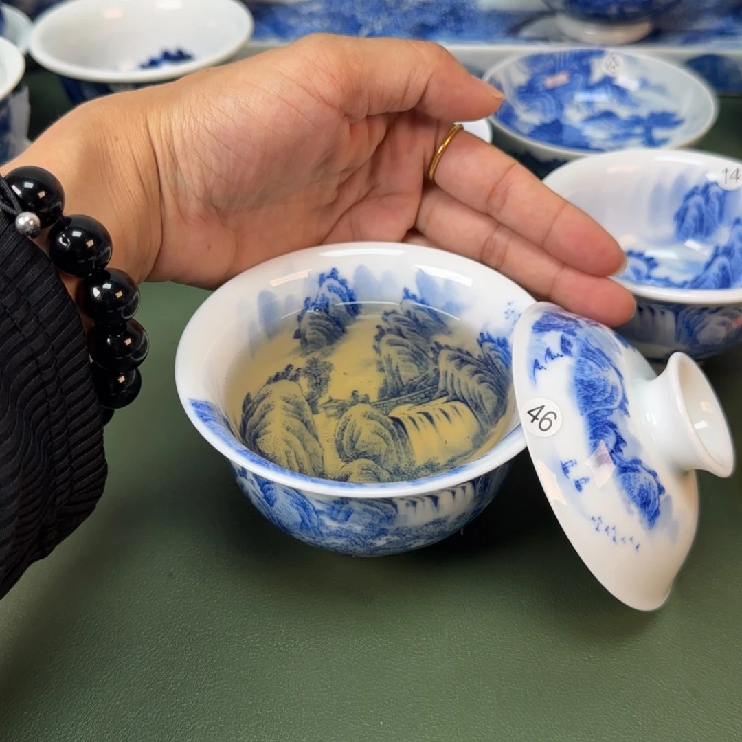木木景德镇纯手工纯手绘茶具46