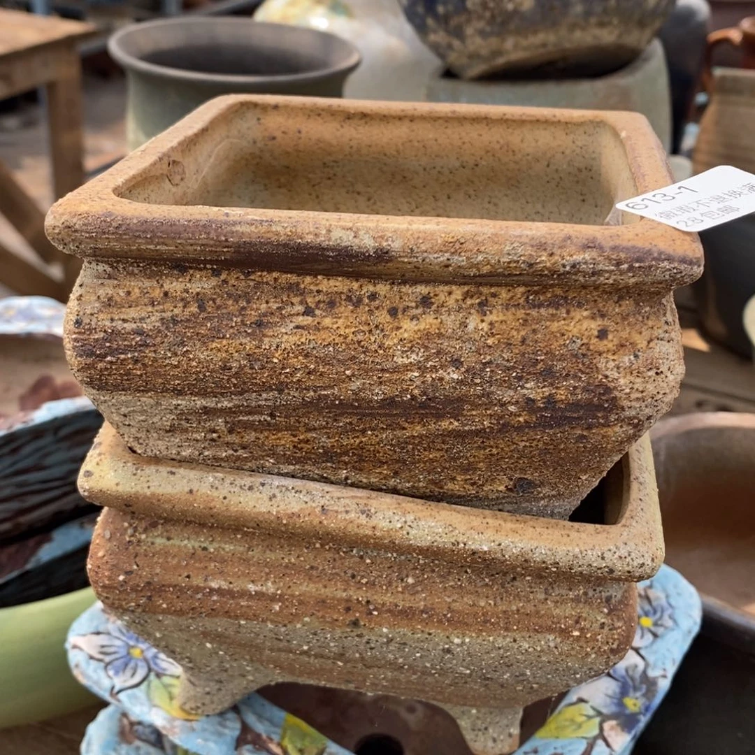1号多肉盆口径10两个组合