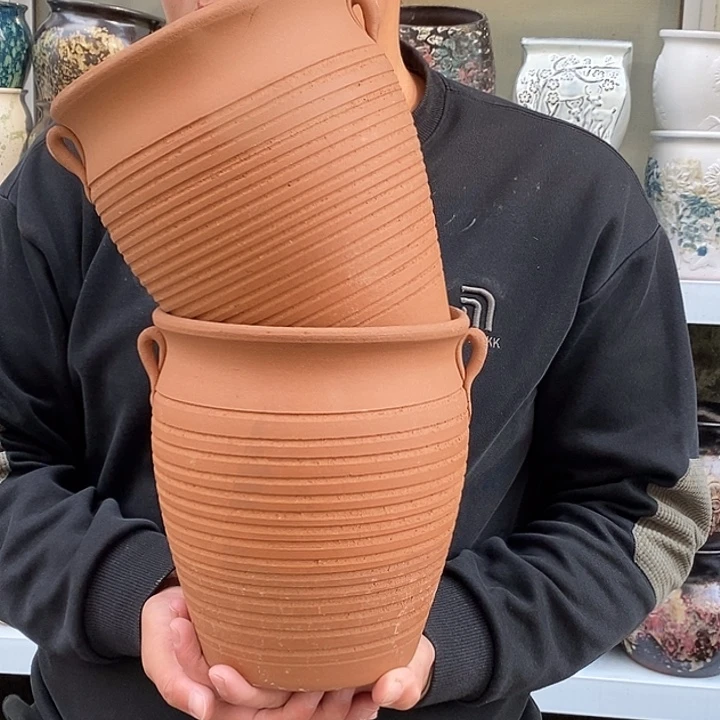 紫砂花盆口18高22福利