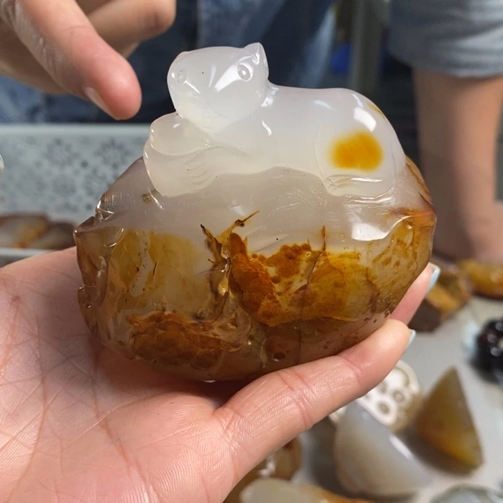 玛瑙/玉髓吊坠(不含链)未镶嵌