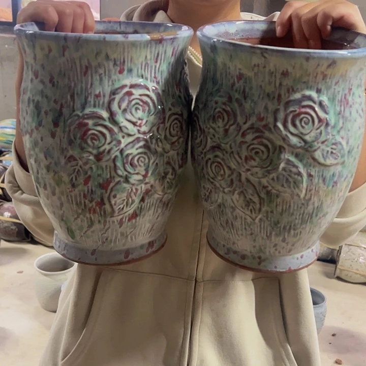 微瑕高度25厘米口径18厘米