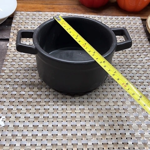 微瑕，明火，口径14高7，700毫升无盖1个