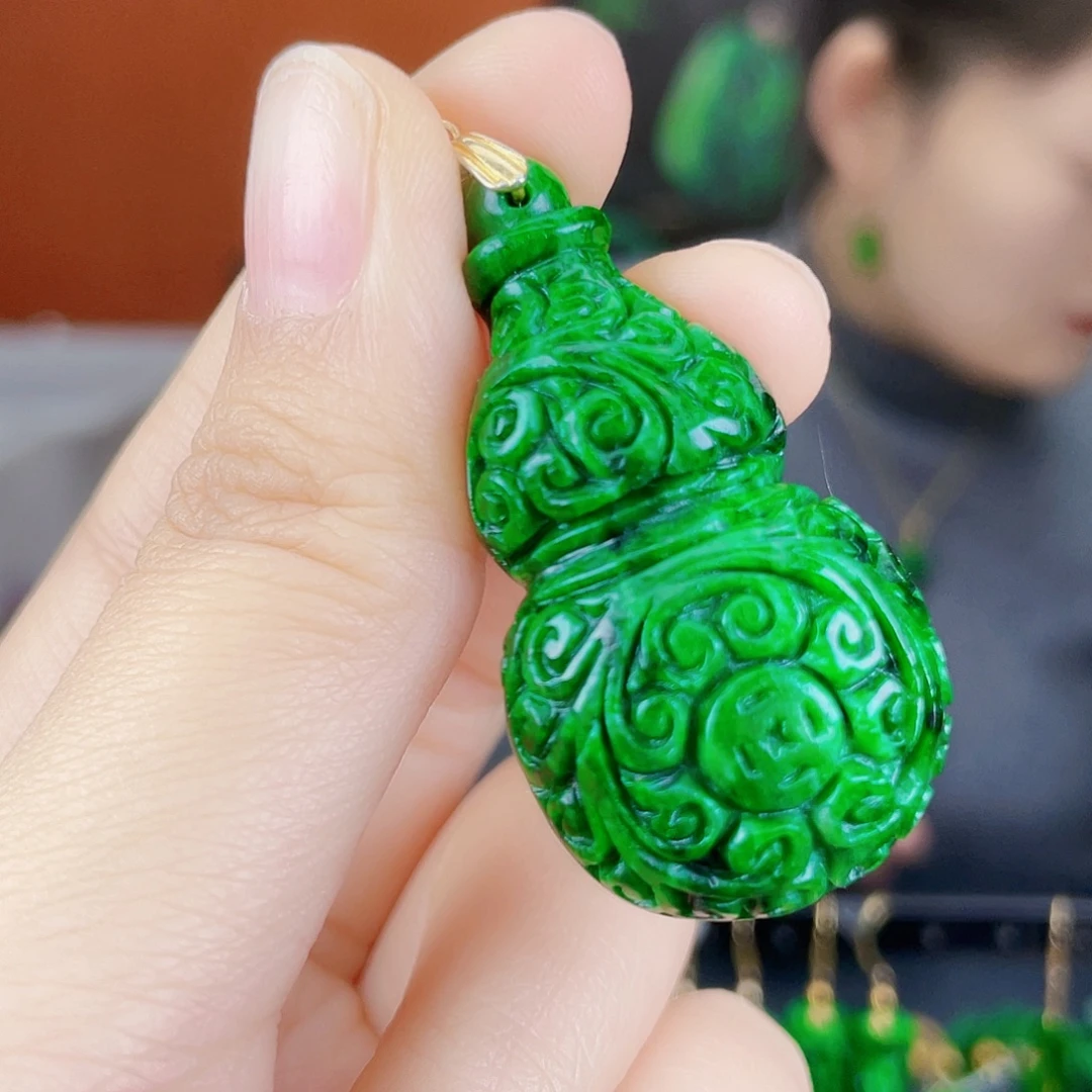 翡翠未镶嵌耳饰饰品