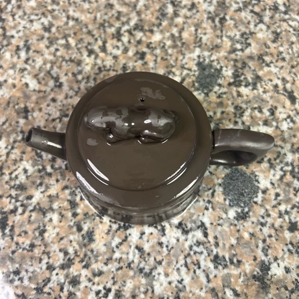 原矿小品卧虎凤鸣紫砂壶