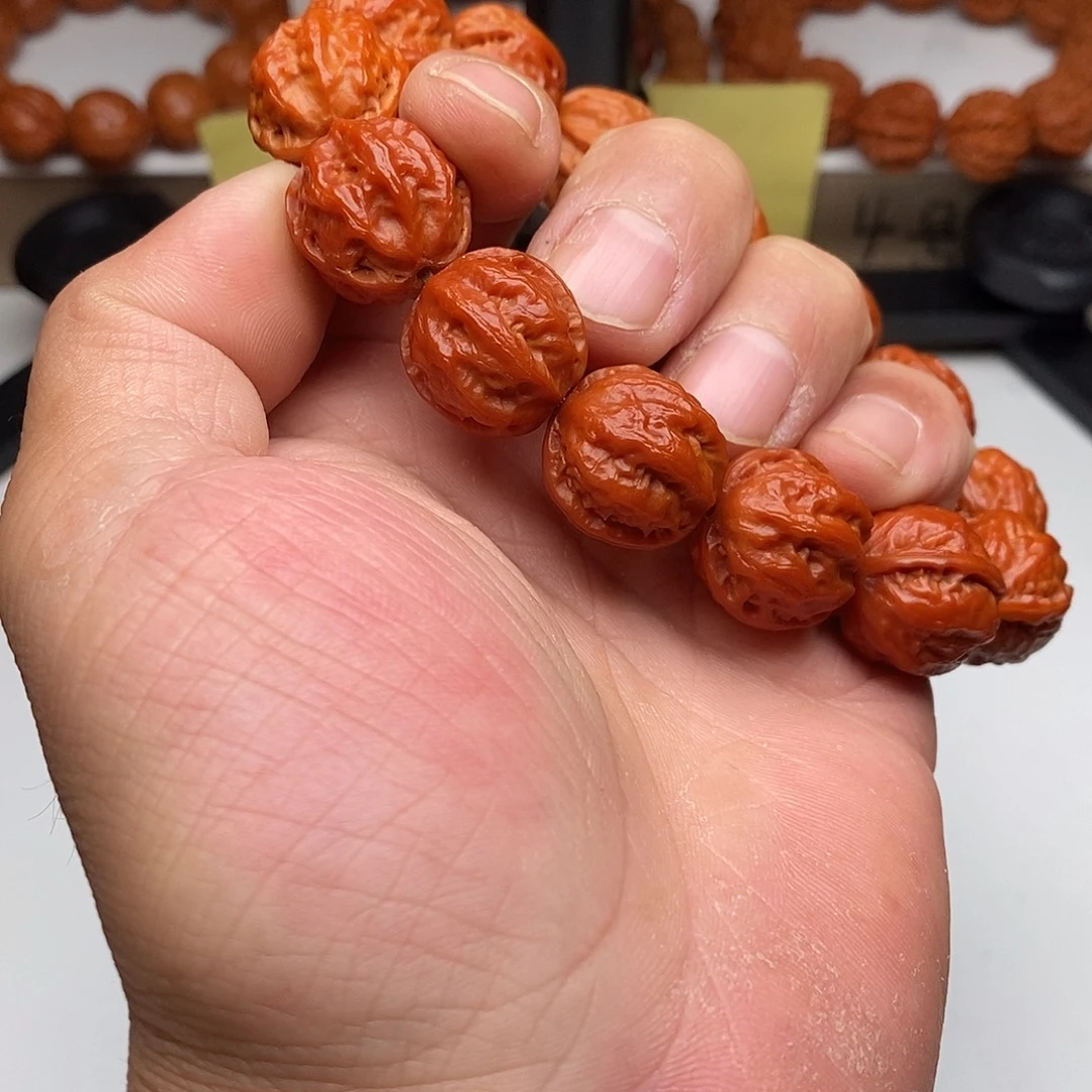 木质类文玩核桃1.9八棱