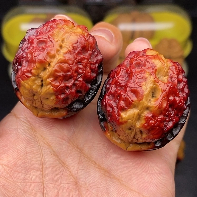 【闪购商品】文玩核桃手串40尺七彩至尊疙瘩包