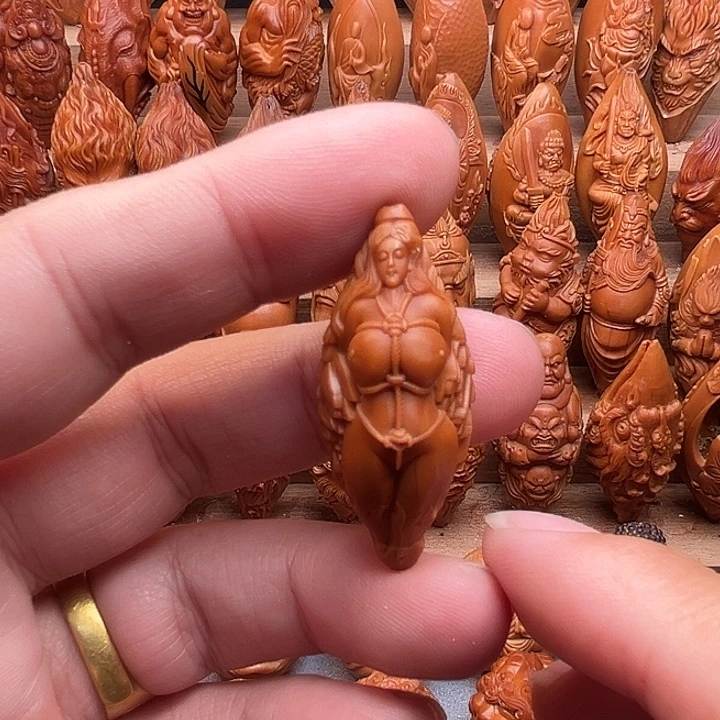 橄榄核吊坠18天使