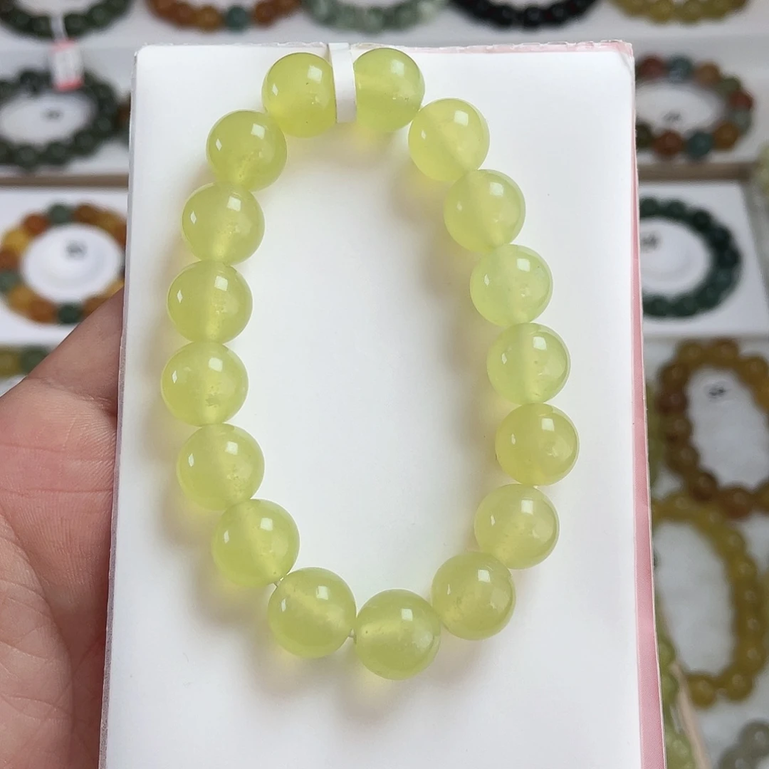 未镶嵌岫玉手链卡12