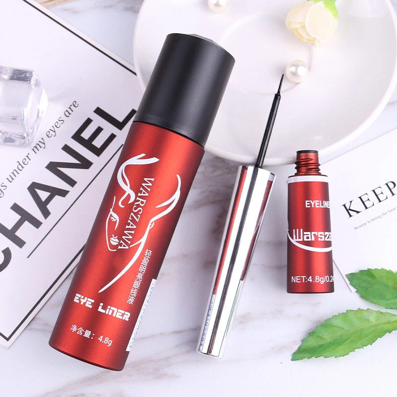 韩国眼线液女防水防汗眼线笔速干不晕染软头硬头软毛瓶装液体持久