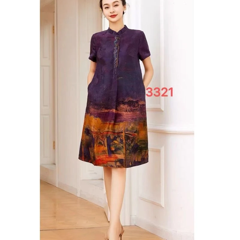 1-3321-30新款舒适时尚休闲连衣裙