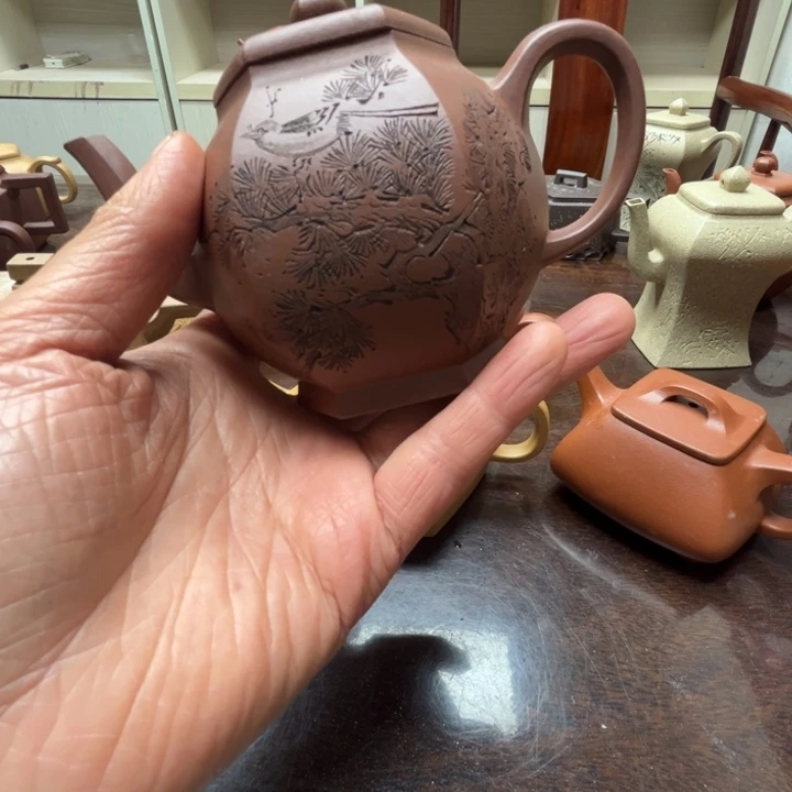 茶壶紫砂紫泥180c c