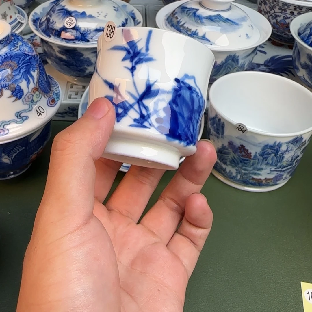 彦祖纯手工手绘茶具138
