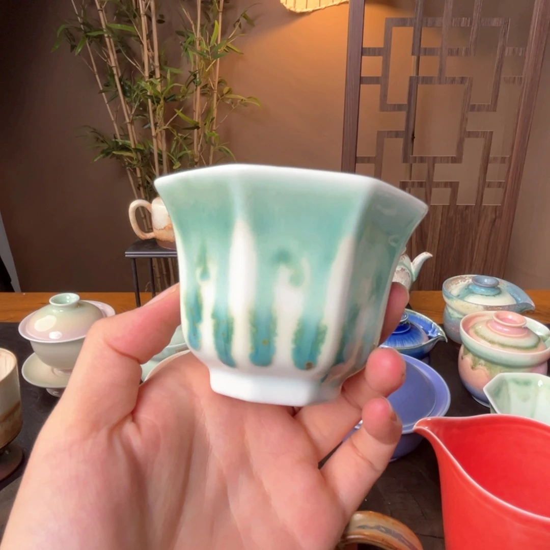 杯景德镇纯熟工柴烧茶器