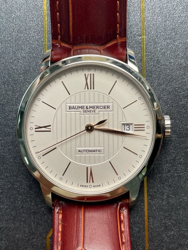 99新 Baume et Mercier/名士 甄选名士男士自动机械腕表39mm
