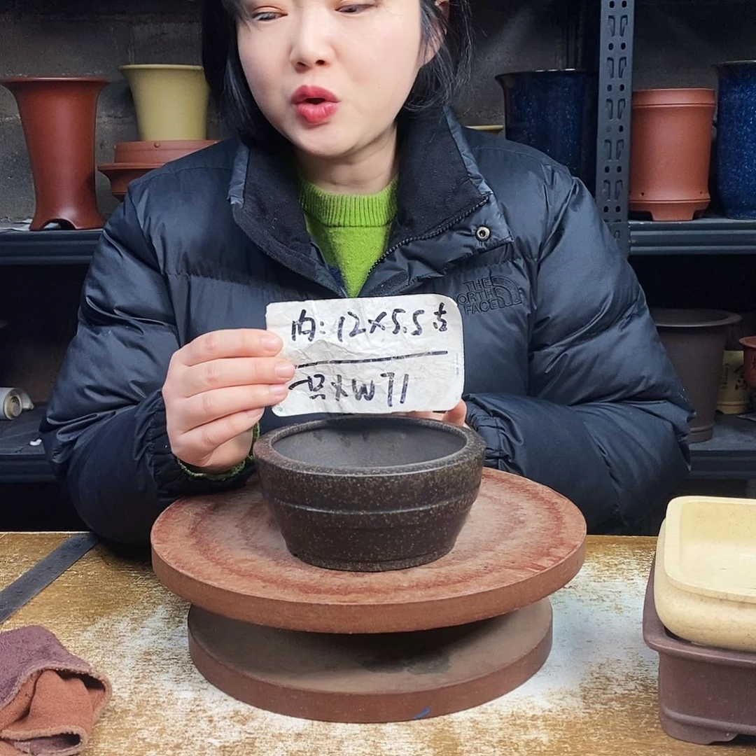 紫砂紫砂花盆一只XW71