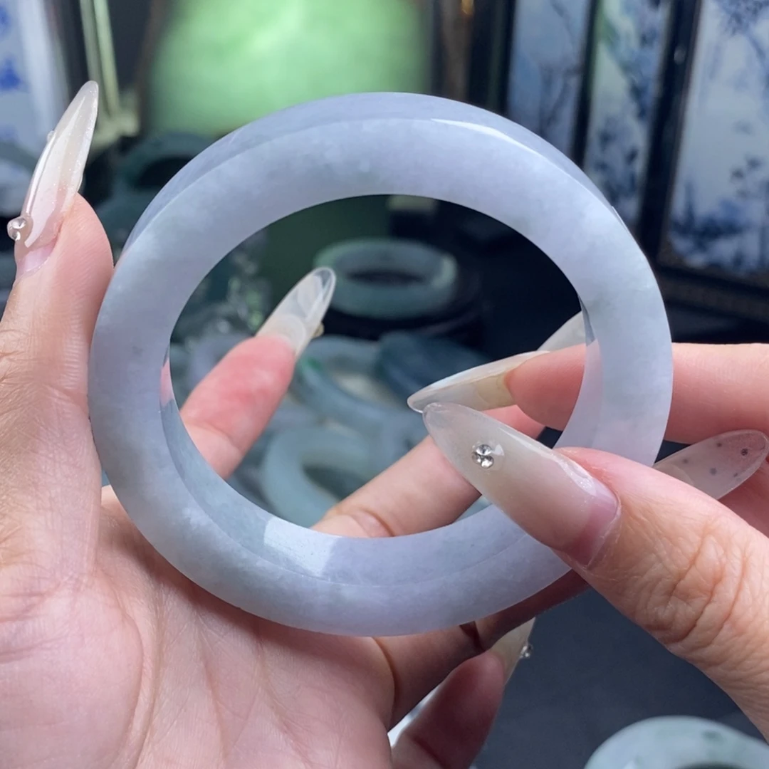 ****️定制翡翠未镶嵌翡翠手镯