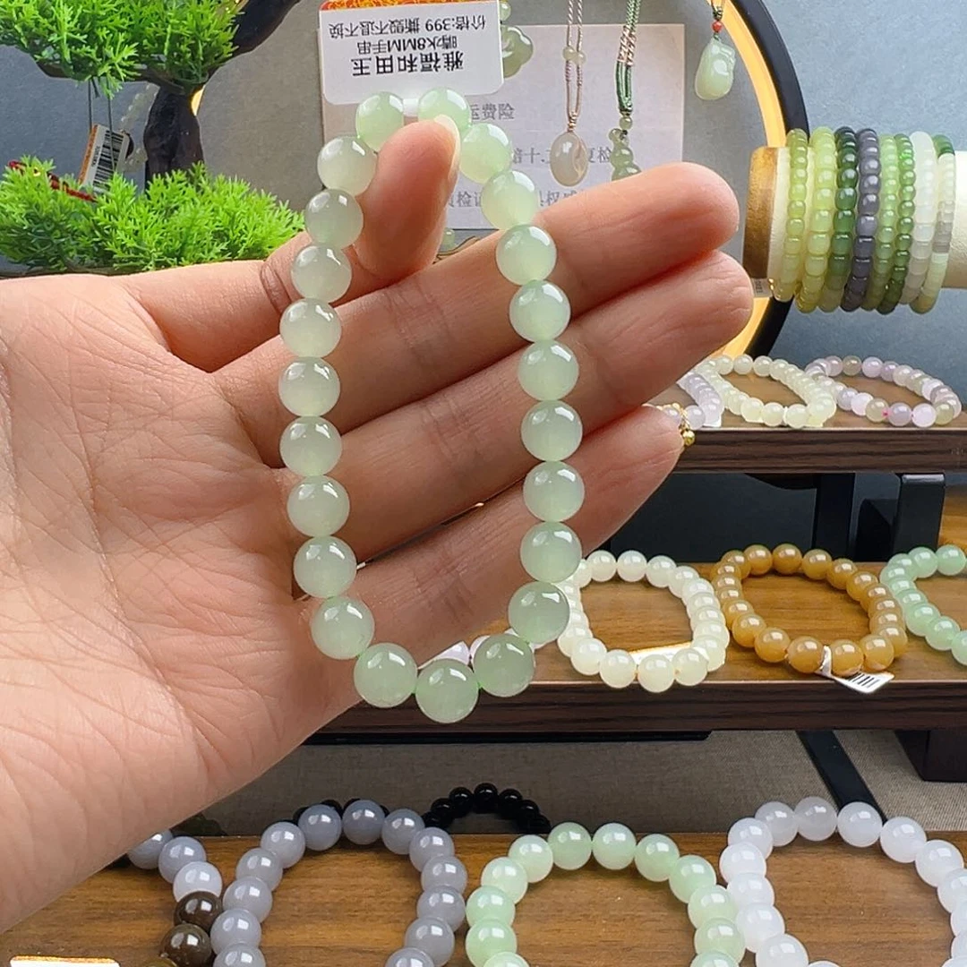 未镶嵌手链和田玉喆