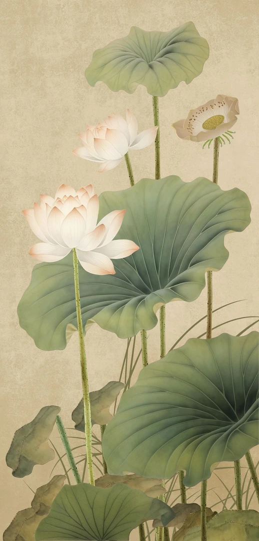 《静心则顺》挂画客厅玄关茶室背景墙装饰画