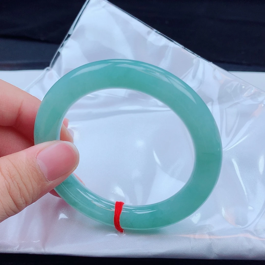 翡翠手镯未镶嵌天然缅甸翡翠A货手镯