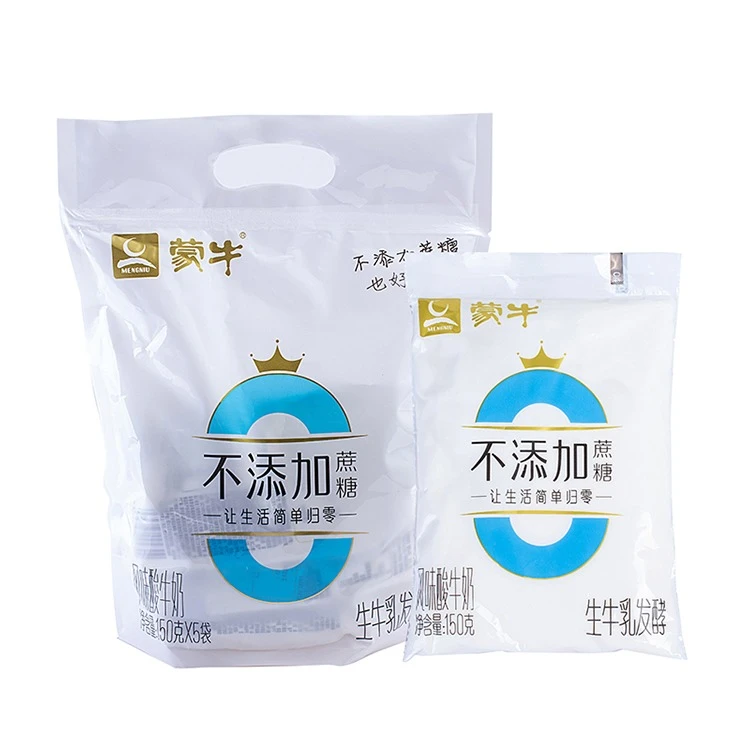 蒙牛零蔗糖风味发酵乳大包150g*5/袋