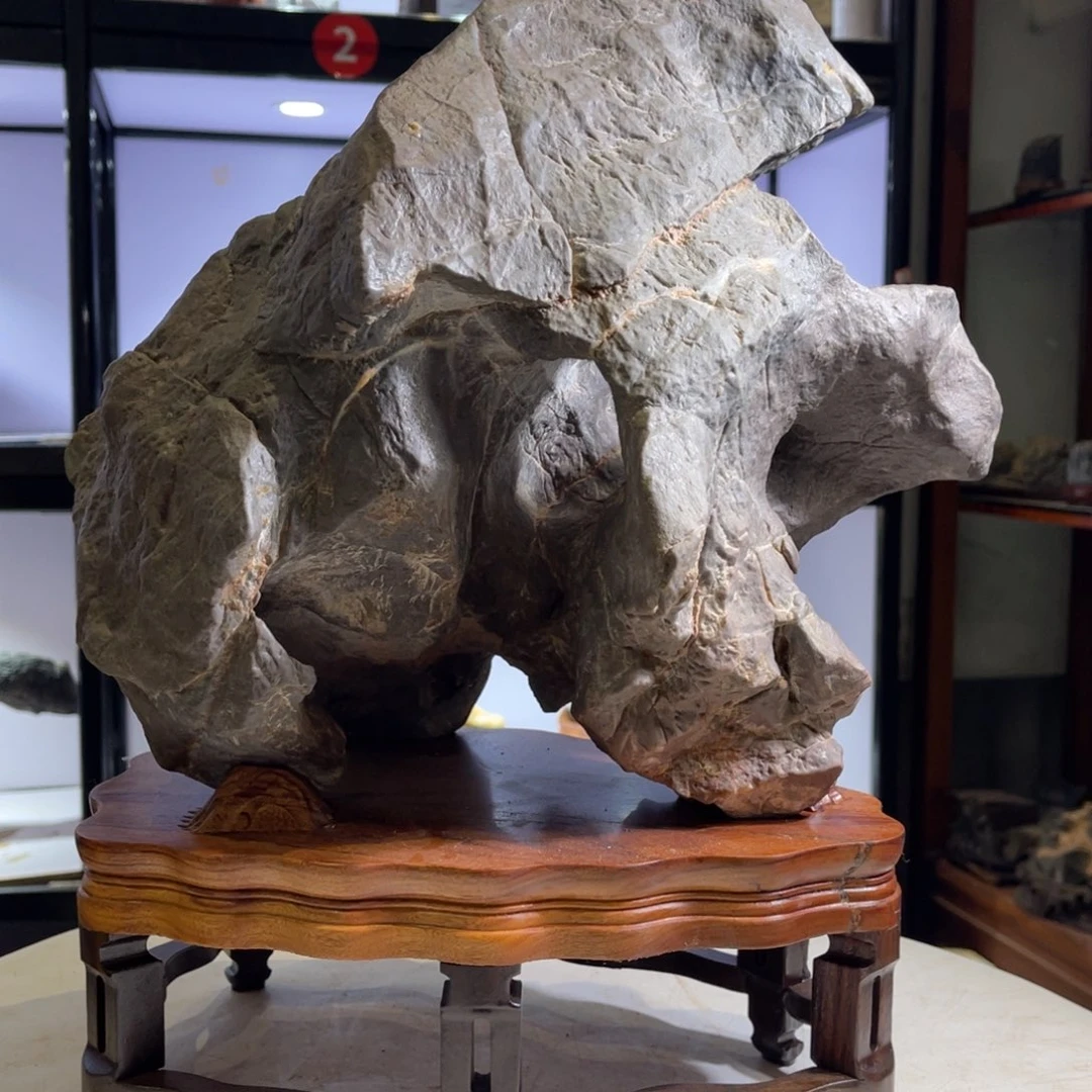 喜***见石材灵璧奇石文化