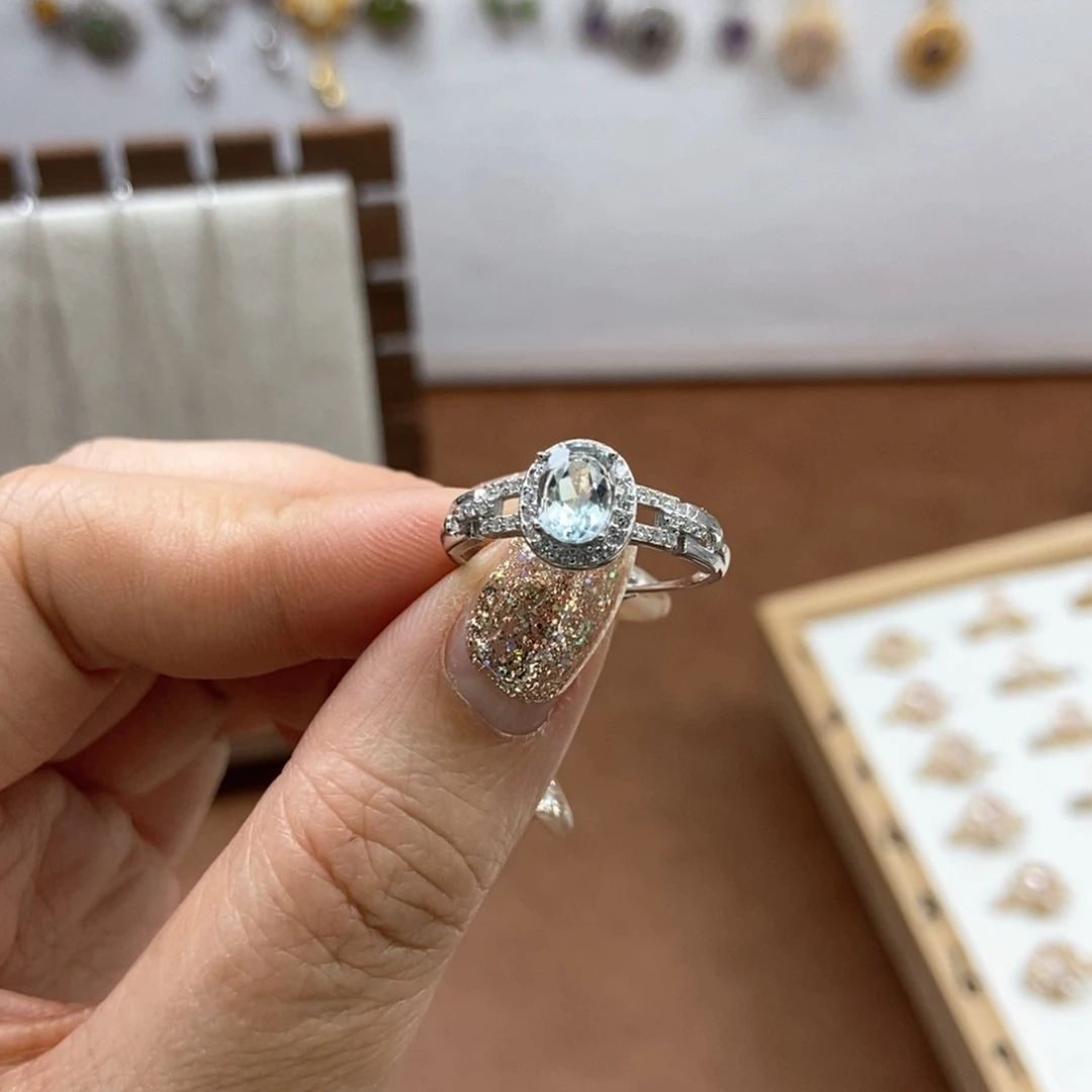 水晶吊坠吊坠银S925镶嵌