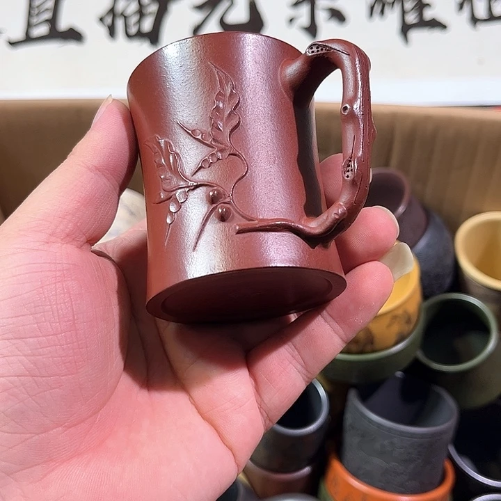 茶杯紫砂全手工紫砂主人杯