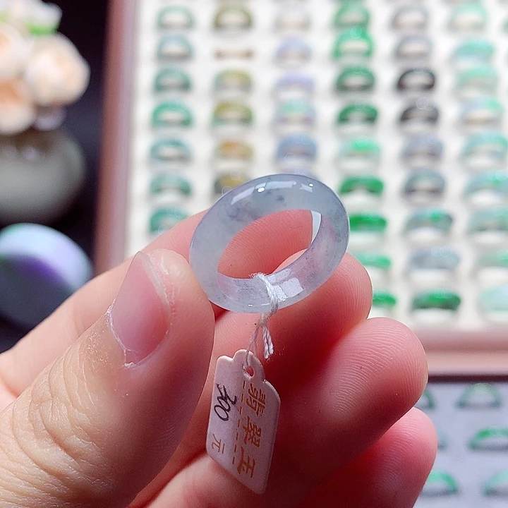 翡翠未镶嵌戒指12号