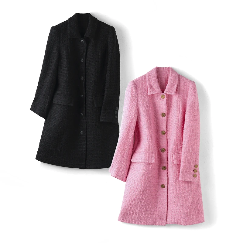 29261【然D系列】马海毛粗花呢大衣外套RAD21537