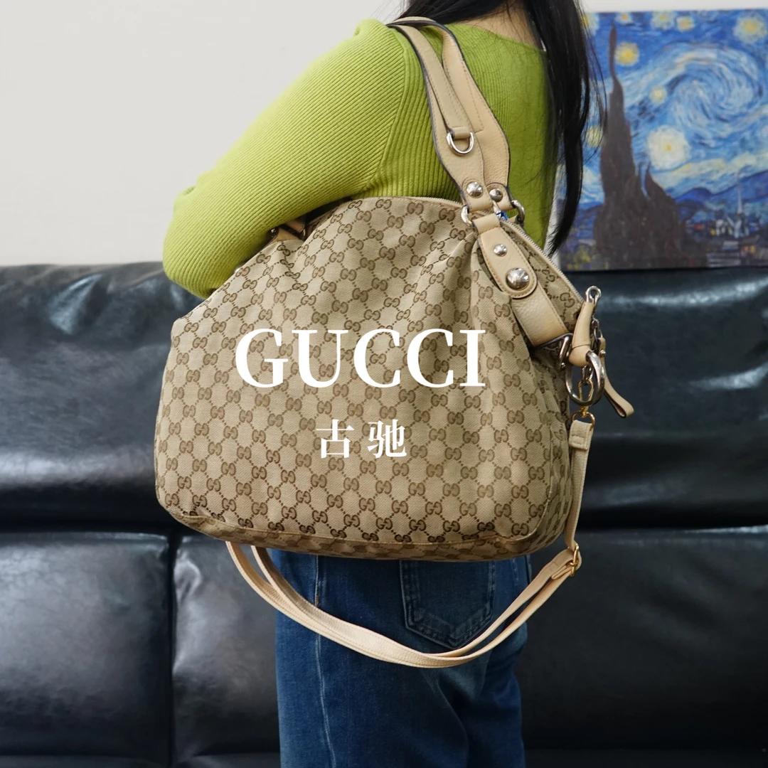 95新 GUCCI/古驰 老花斜挎包/FYSS08612044/2044