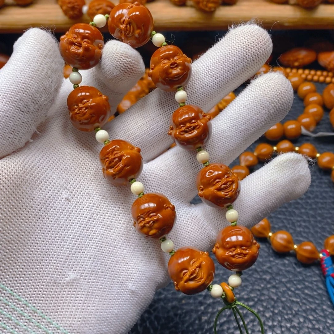 手串/手链橄榄核许静健18×17笑口常开