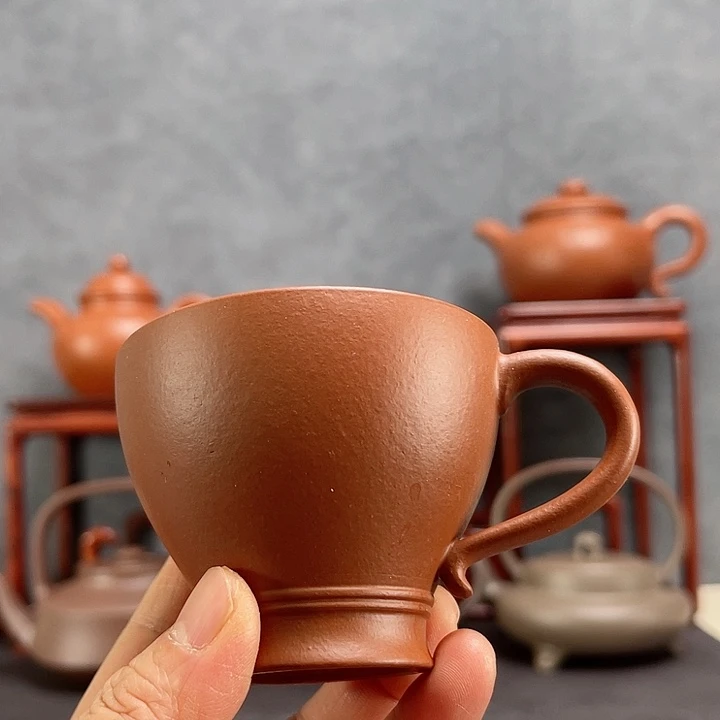 紫砂茶壶小煤窑朱泥