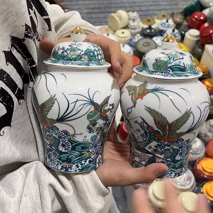 茶叶罐陶瓷家用储物罐瑕疵福利品介意勿拍