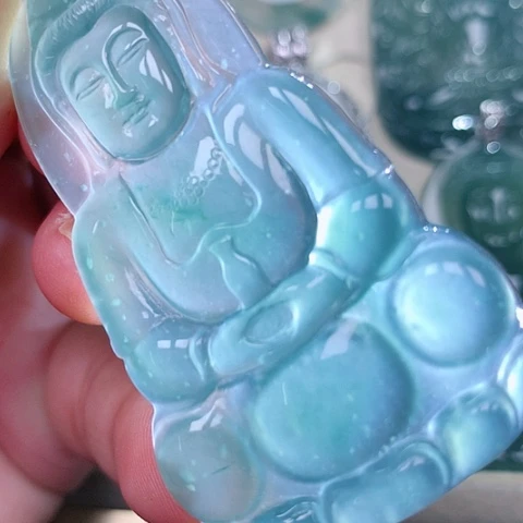 【闪购商品】翡翠未镶嵌颈饰天然