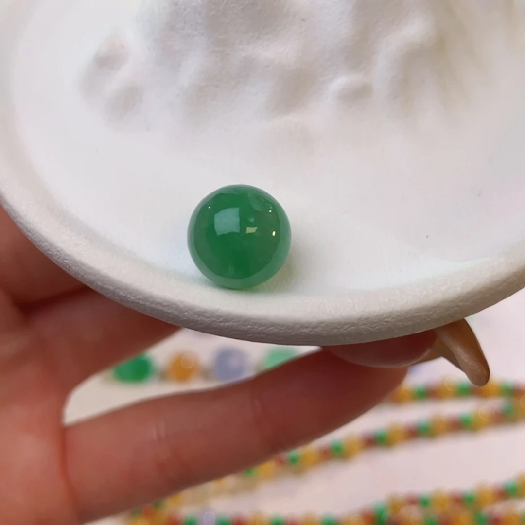 定制翡翠未镶嵌 毛货抛光定制 卡10.1 yy