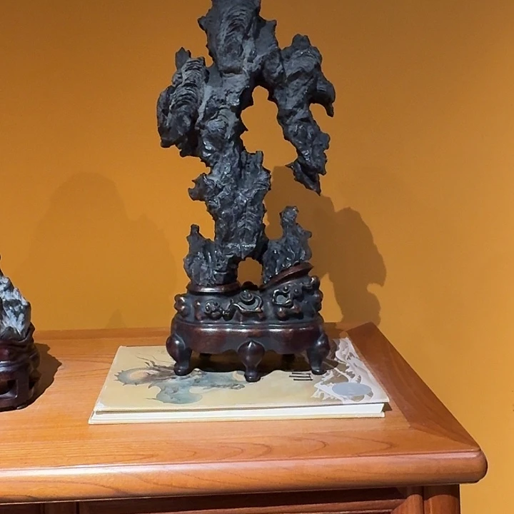 觉***生灵璧碗螺天然石高货