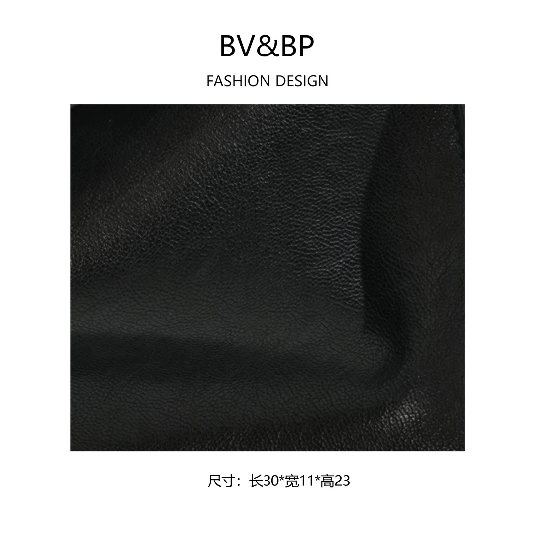 BV&BP新款通勤百搭油蜡托特手提翻盖单肩女包3929