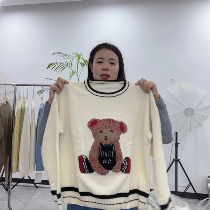 小熊加厚纯山羊绒假一赔三