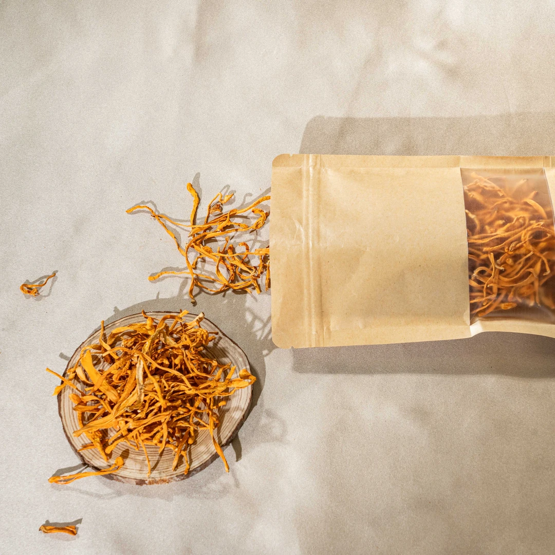 容颜精选深山虫草花北虫草金虫草煲汤炒肉营养饱满丰富