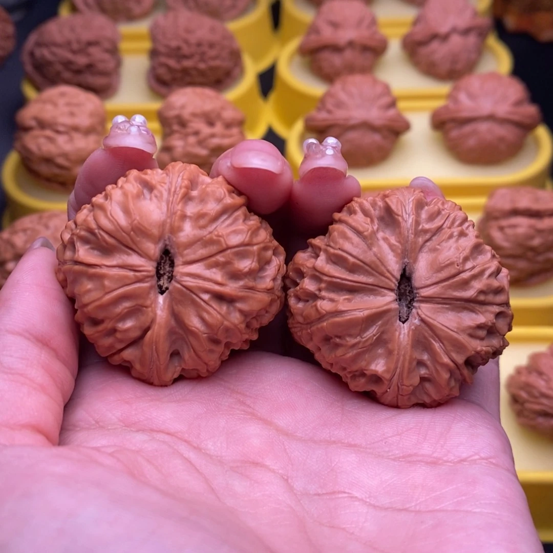 吊坠文玩核桃王**枚大团圆41尺头茬