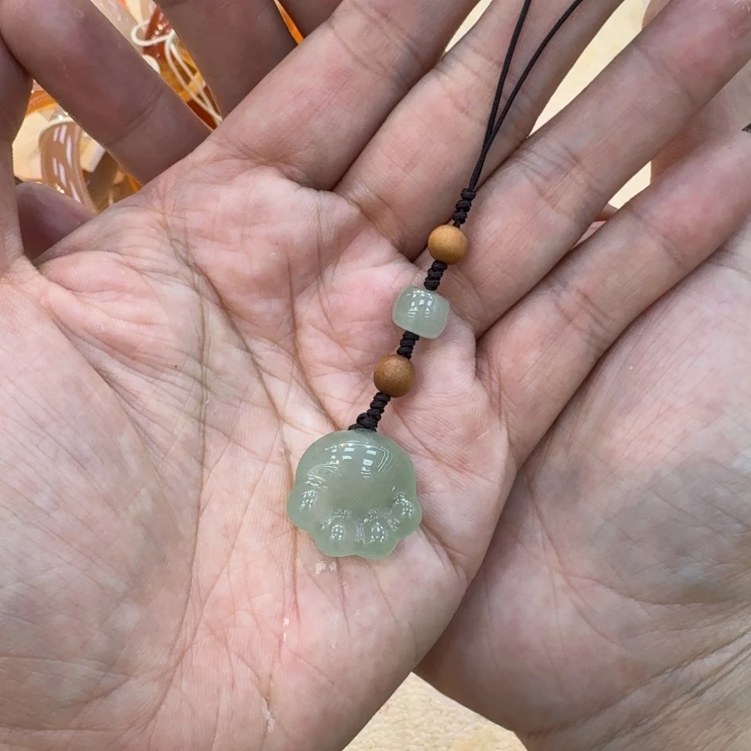 石英质玉未镶嵌吊坠(不含链)