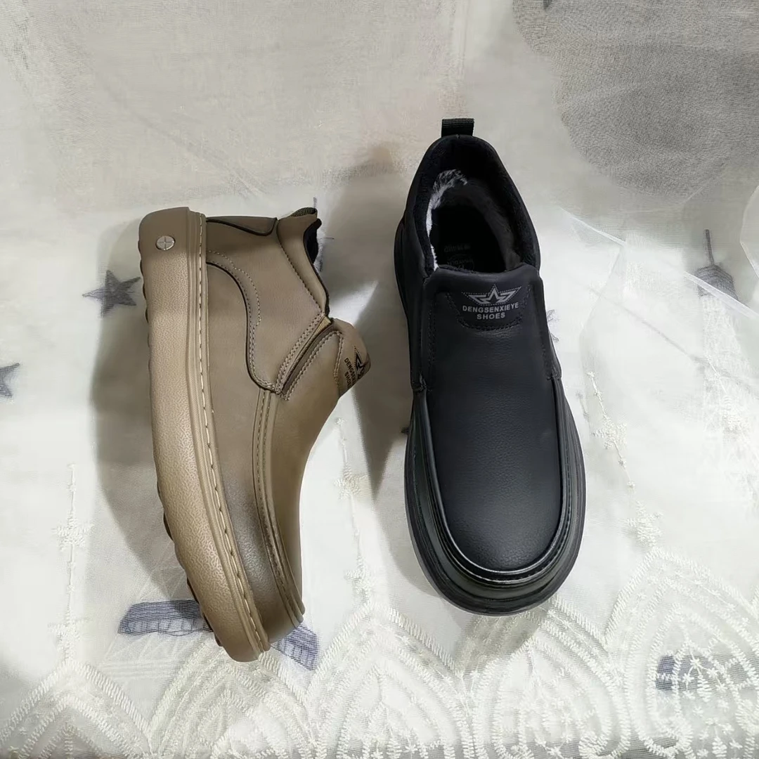 减震一脚蹬保暖防滑防水休闲鞋潮流休闲鞋厚底高帮