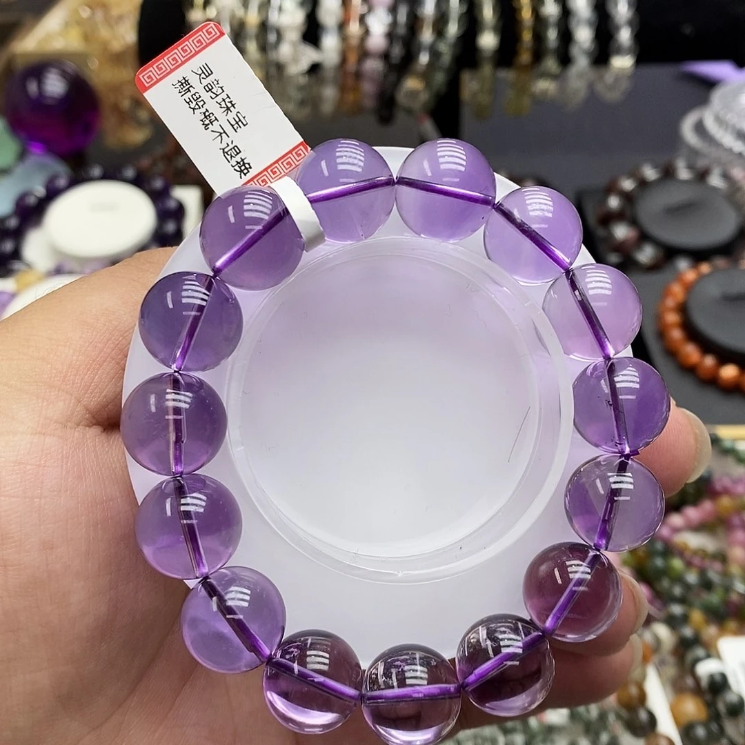 水晶手串未镶嵌好***乐巴西紫水