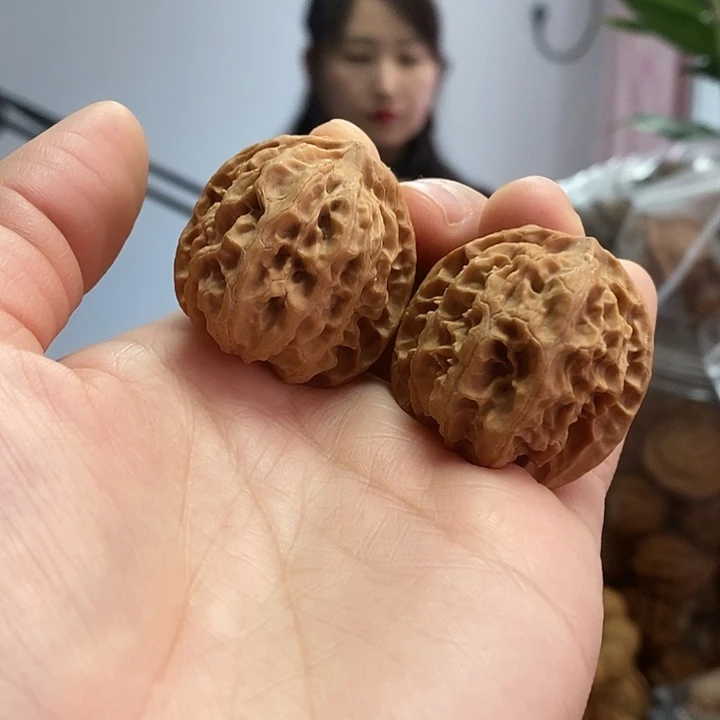 文玩核桃把件33迷你苹果